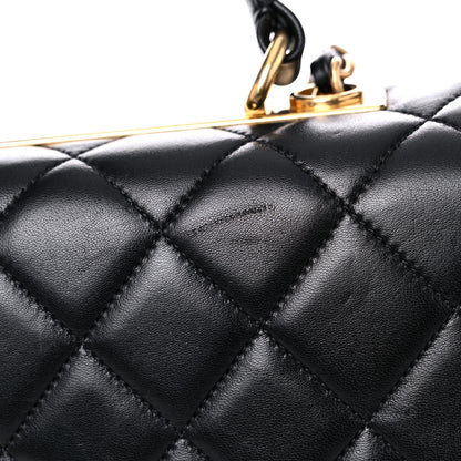 Chanel Lambskin Quilted Large Trendy CC Dual Handle Flap Bag Black 20 of 23