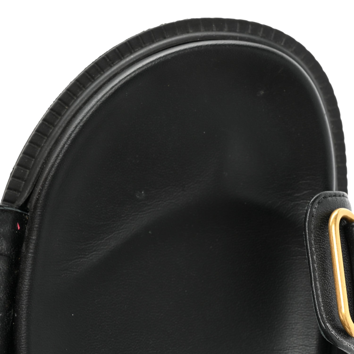 Christian Dior Lambskin Dioract 10mm Sandals 37 Black 9 of 12