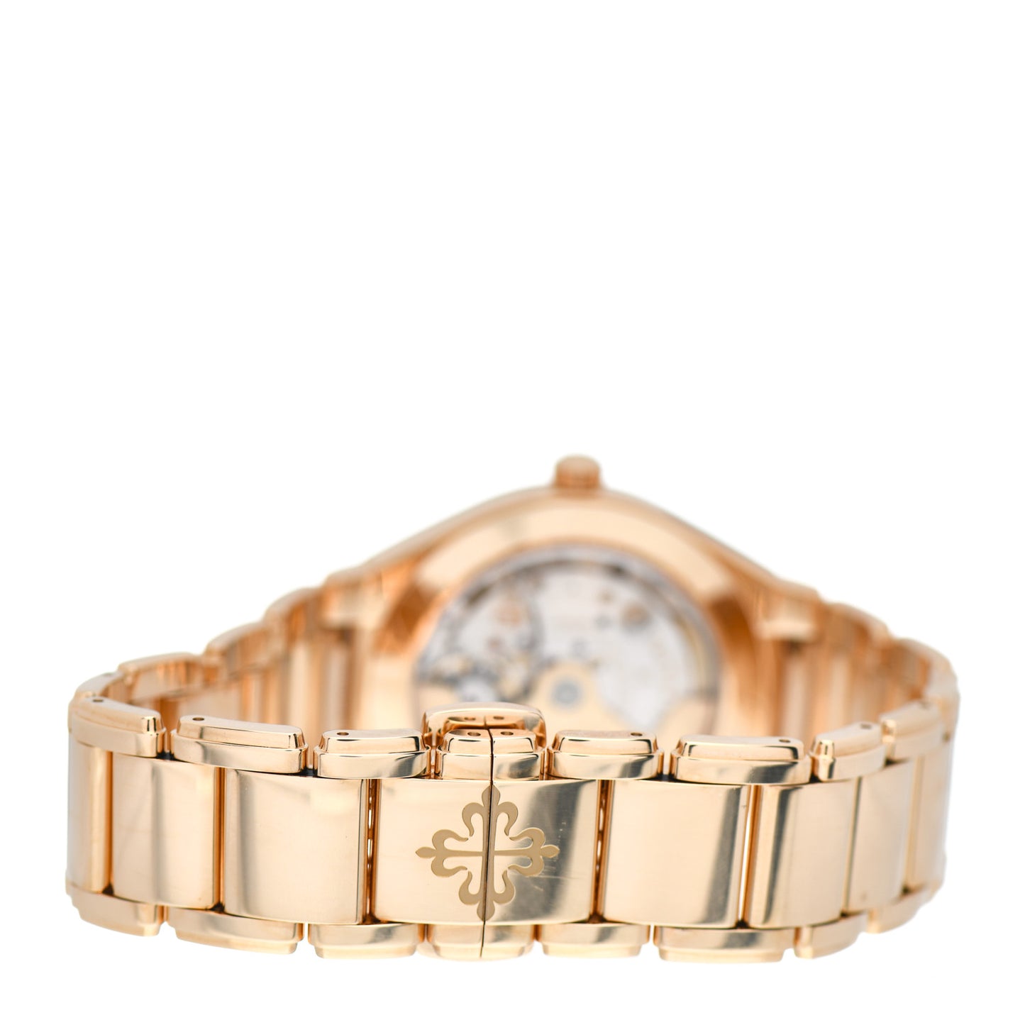 18K Rose Gold Diamond 26mm Twenty-4 Automatic Watch Brown 7300/1200R-001