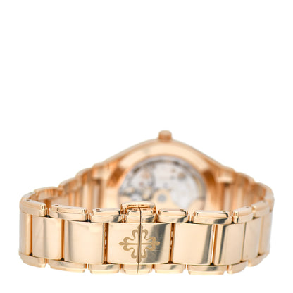 Patek Philippe 18K Rose Gold Diamond 26mm Twenty-4 Automatic Watch Brown 7300/1200R-001 3 of 5