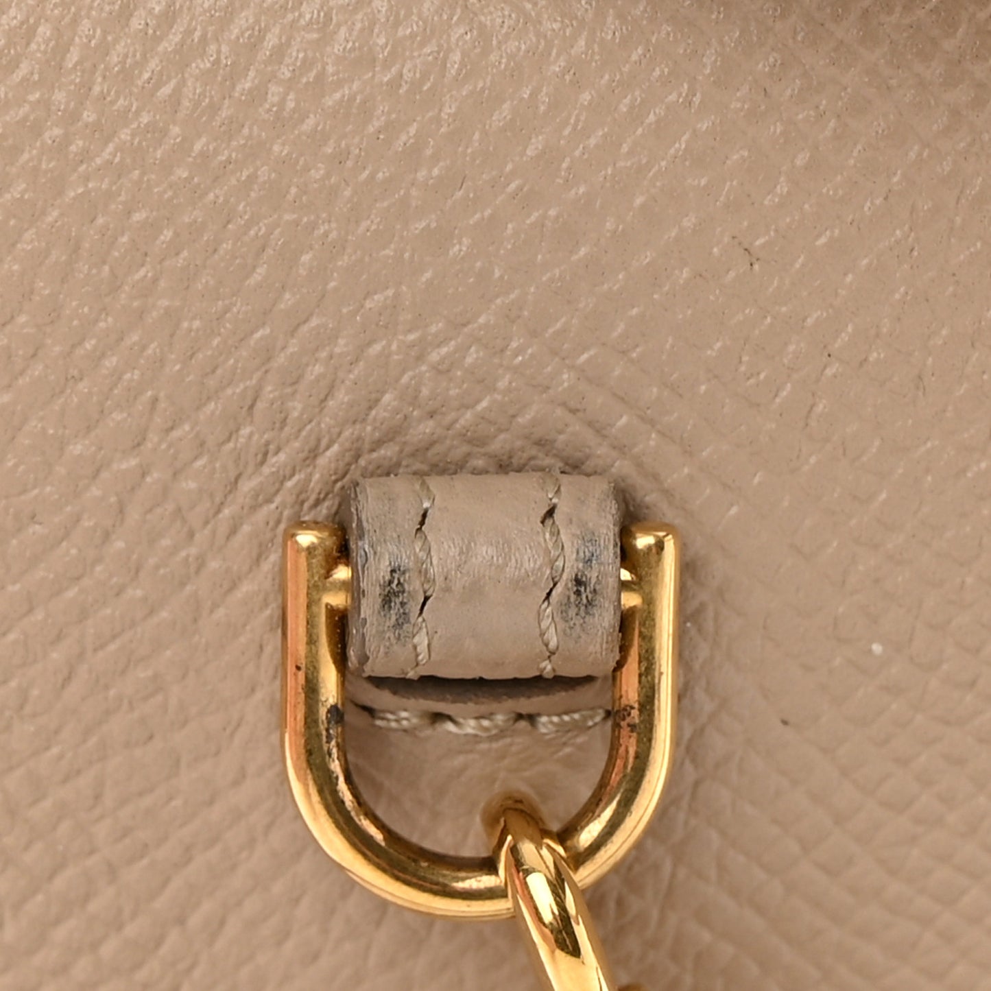 Grained Calfskin Nano Belt Bag Light Taupe