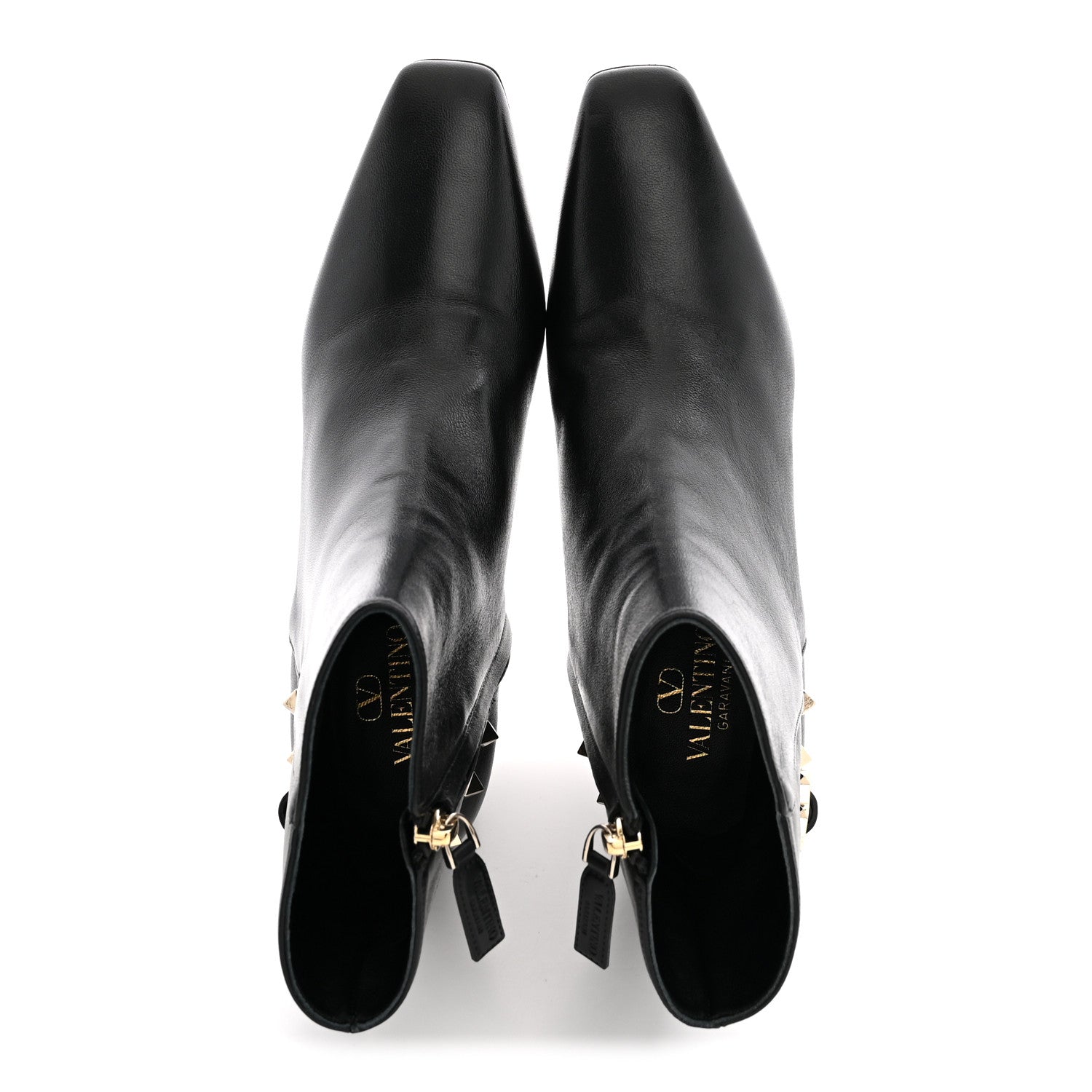 Valentino Garavani Nappa Rockstud 40mm Ankle Boots 37 Black 2 of 10