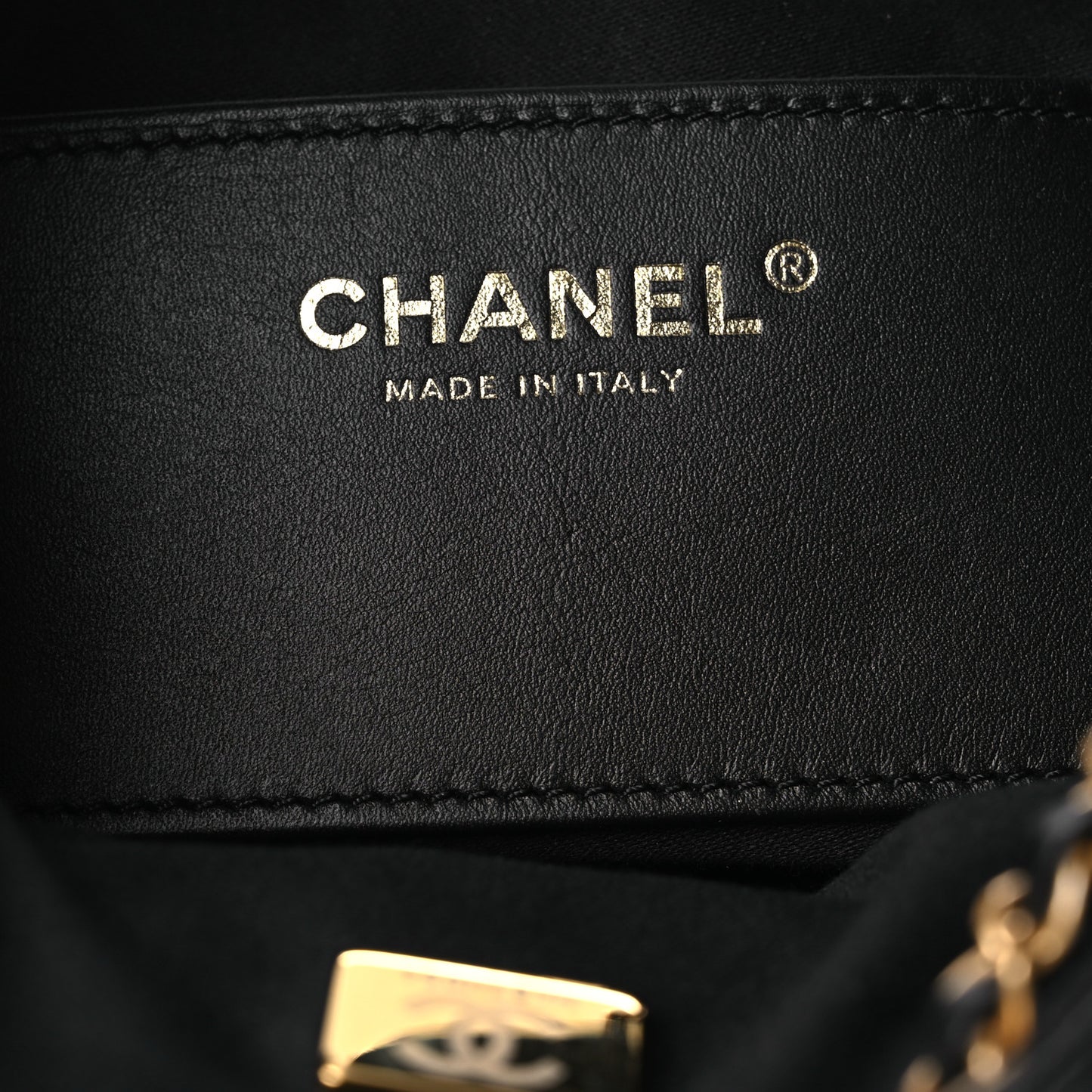 Caviar Quilted Medium Chanel 25 Handbag Black