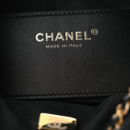 Chanel Caviar Quilted Medium Chanel 25 Handbag Black 7 of 13