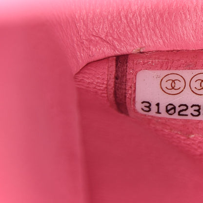 Chanel Caviar Quilted Medium Double Flap Pink 7 of 10