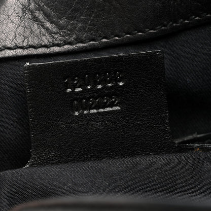 Gucci Calfskin Web Piston Lock Jackie O Hobo Black 7 of 11