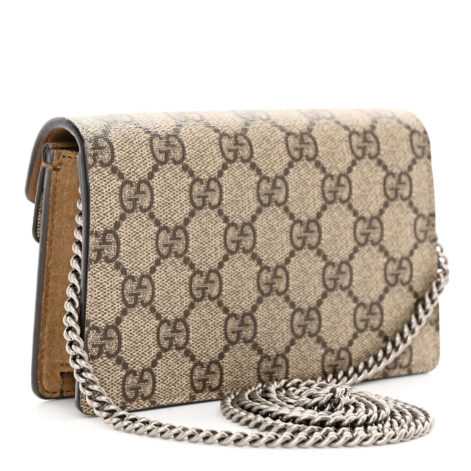 Gucci GG Supreme Monogram Super Mini Dionysus Shoulder Bag Taupe 3 of 12