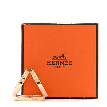 Hermes Permabrass Gold Trio Scarf Ring 5 of 5