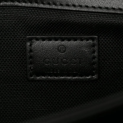 Gucci Calfskin Matelasse Monochrome GG Marmont Crossbody Shoulder Bag Black 6 of 12
