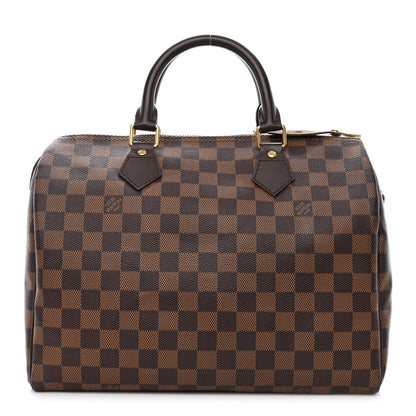 Louis Vuitton Damier Ebene Speedy 30 1 of 10