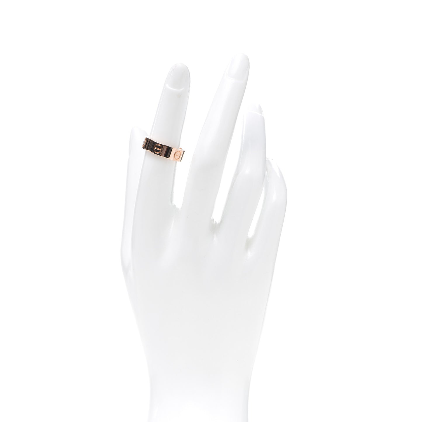 18K Pink Gold 5.5mm LOVE Ring 51 5.75