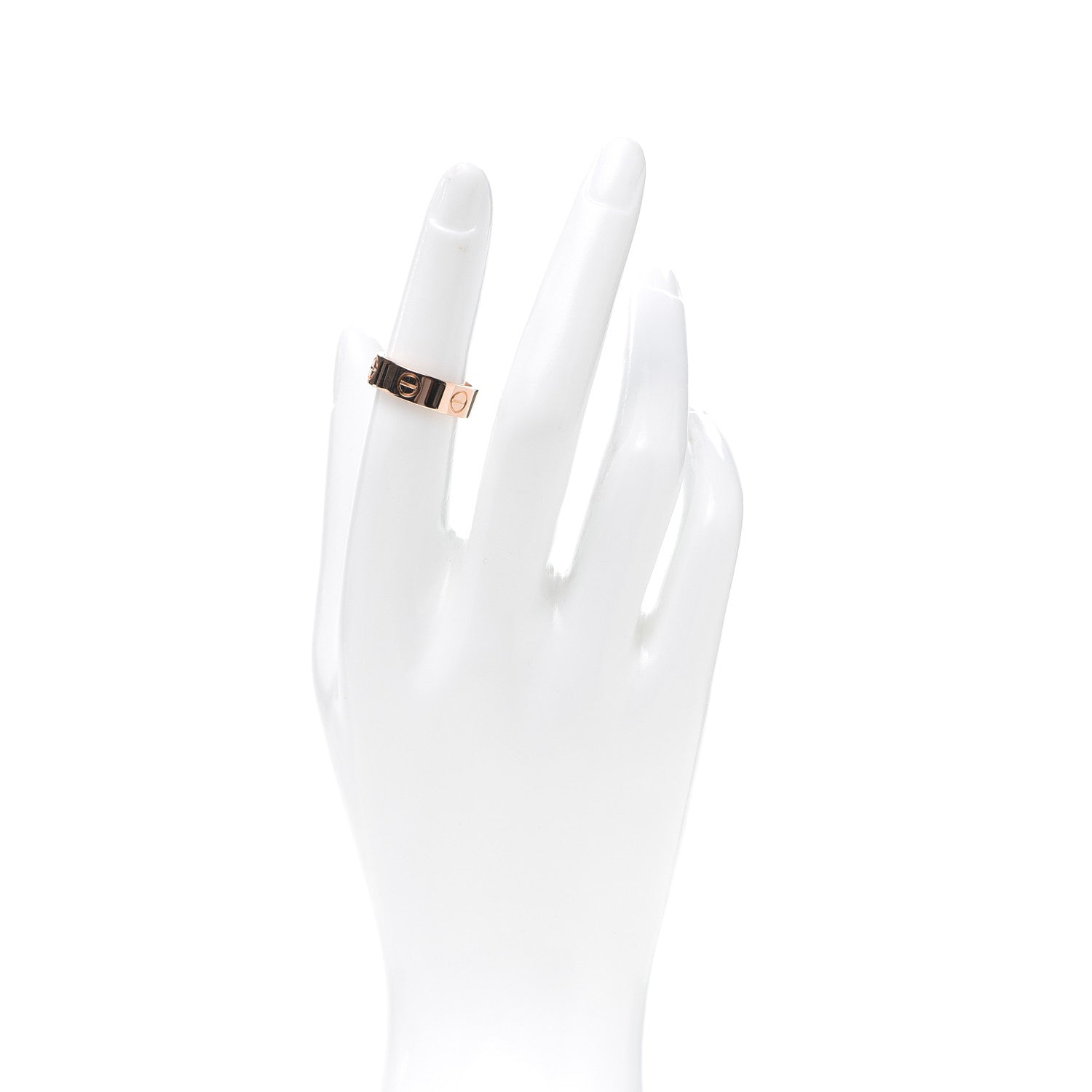 Cartier 18K Pink Gold 5.5mm LOVE Ring 51 5.75 2 of 4