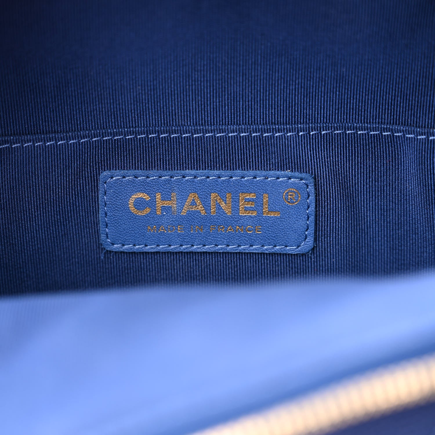 Chanel Caviar Quilted Small CC Day Backpack Blue 6 of 10