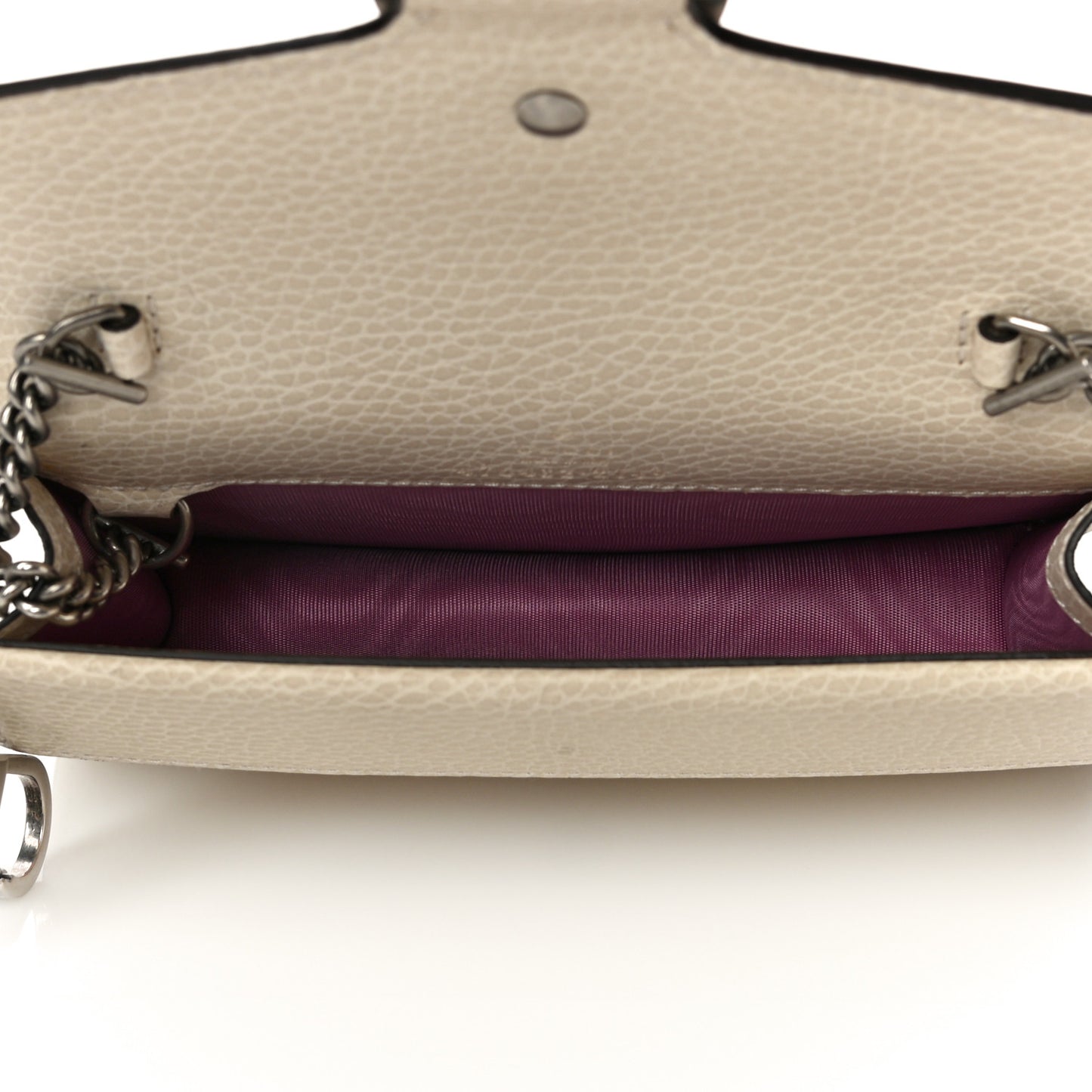Dollar Calfskin Crystal Super Mini Dionysus Shoulder Bag Mystic White Black Diamond