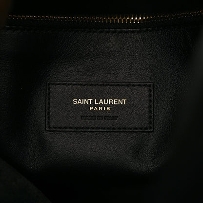 Saint Laurent Smooth Calfskin Large Le 5 A 7 Soft Hobo Black 5 of 7