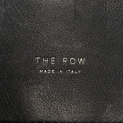 The Row THE ROW Polished Saddle Calfskin Soft Margaux 15 Black 6 of 8