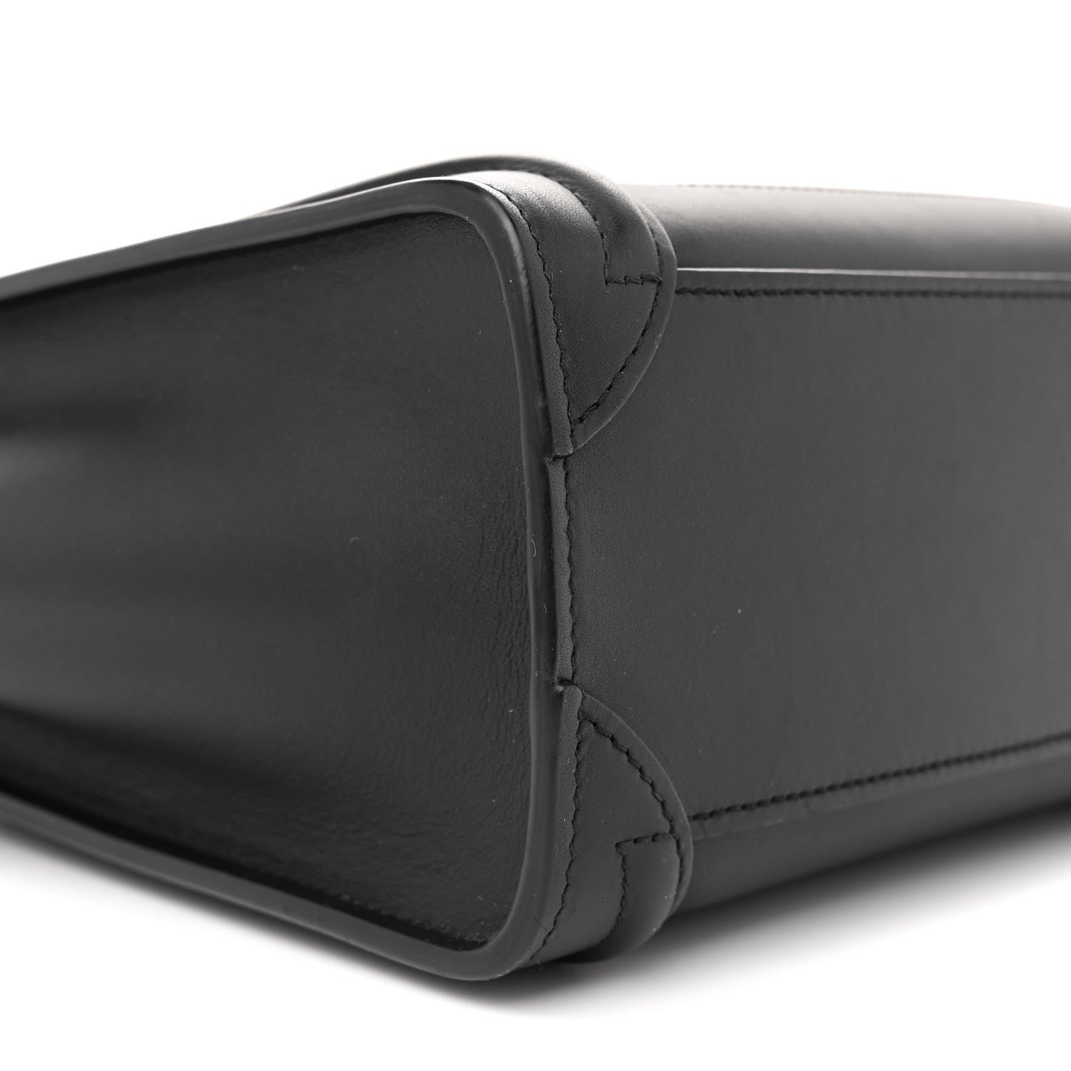 Celine Smooth Calfskin Nano Luggage Black 10 of 12