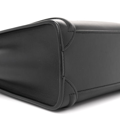 Celine Smooth Calfskin Nano Luggage Black 10 of 12