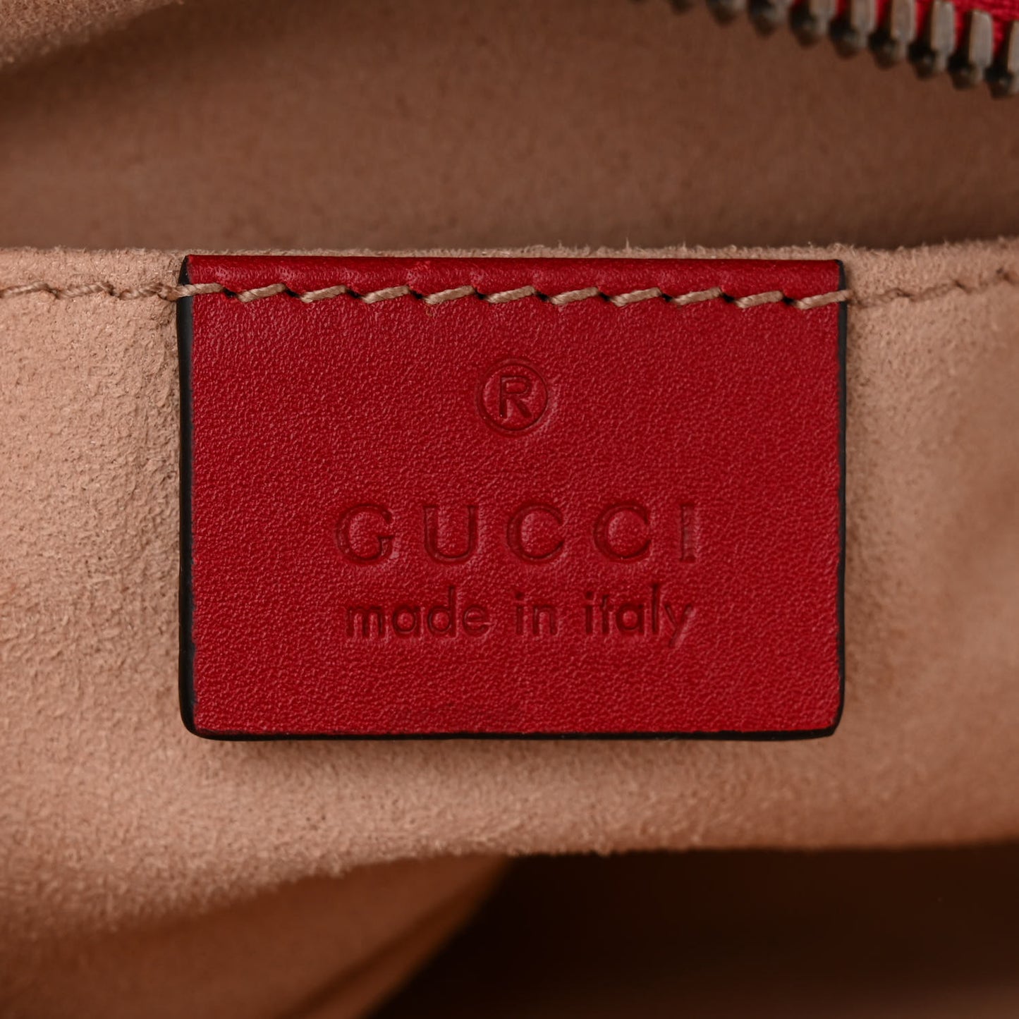 Calfskin Matelasse GG Marmont Belt Bag 75 30 Hibiscus Red