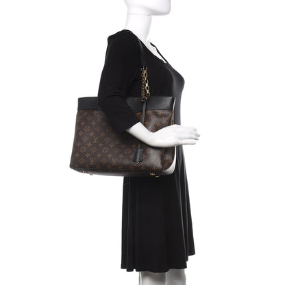 Louis Vuitton Monogram Pallas Shopper Black 2 of 10