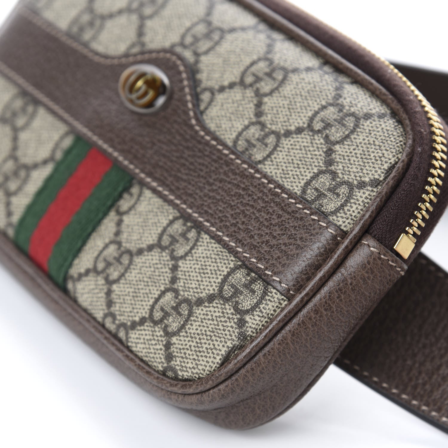 Gucci GG Supreme Monogram Ophidia Belted iPhone Case 75 30 Dark Brown 7 of 12