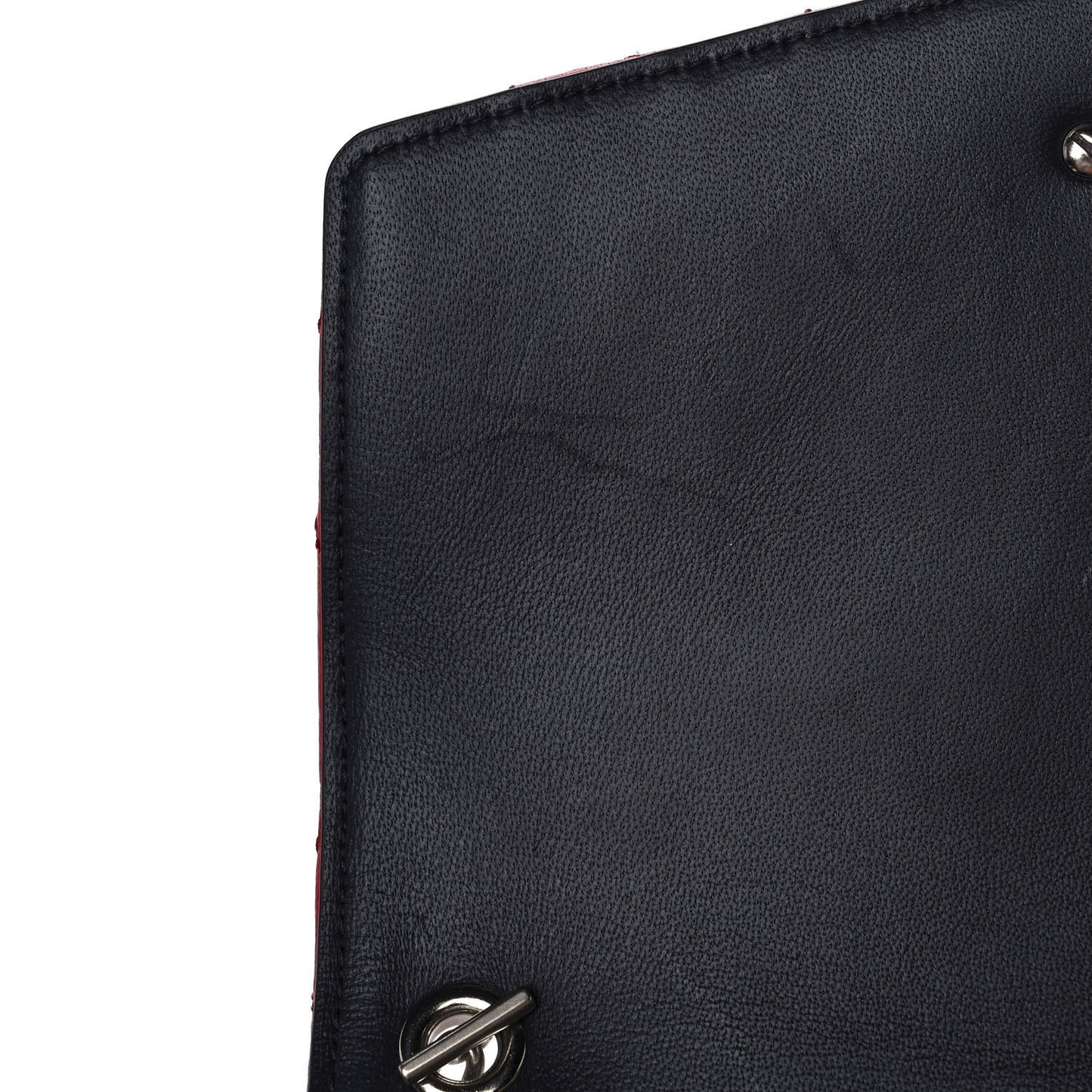 Shiny Buffalo Quilted Mini Darley Shoulder Bag Red
