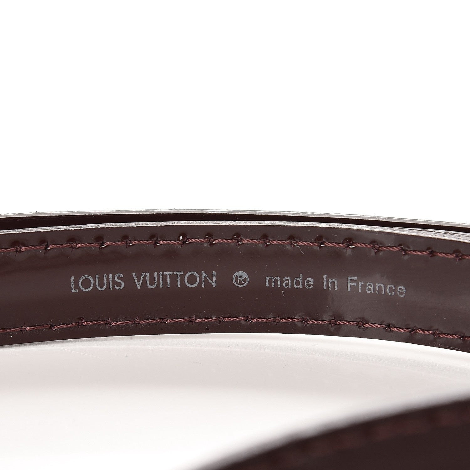 Louis Vuitton Epi Electric Adjustable Shoulder Strap 16MM Prune 3 of 4