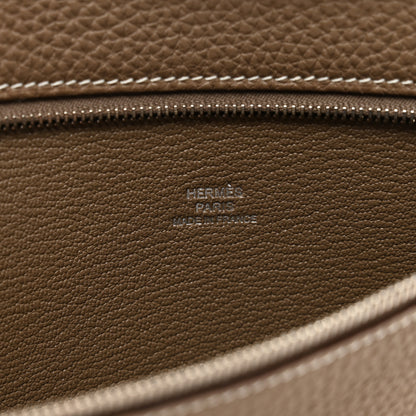 Hermes Togo Backpocket Pouch 30 Etoupe 6 of 7