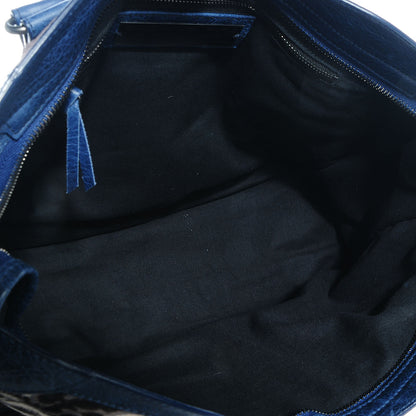 Balenciaga Pony Hair Leopard City Bleu Roi 8 of 10