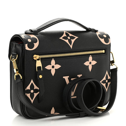 Louis Vuitton Empreinte Monogram Giant Pochette Metis Black Beige 3 of 7