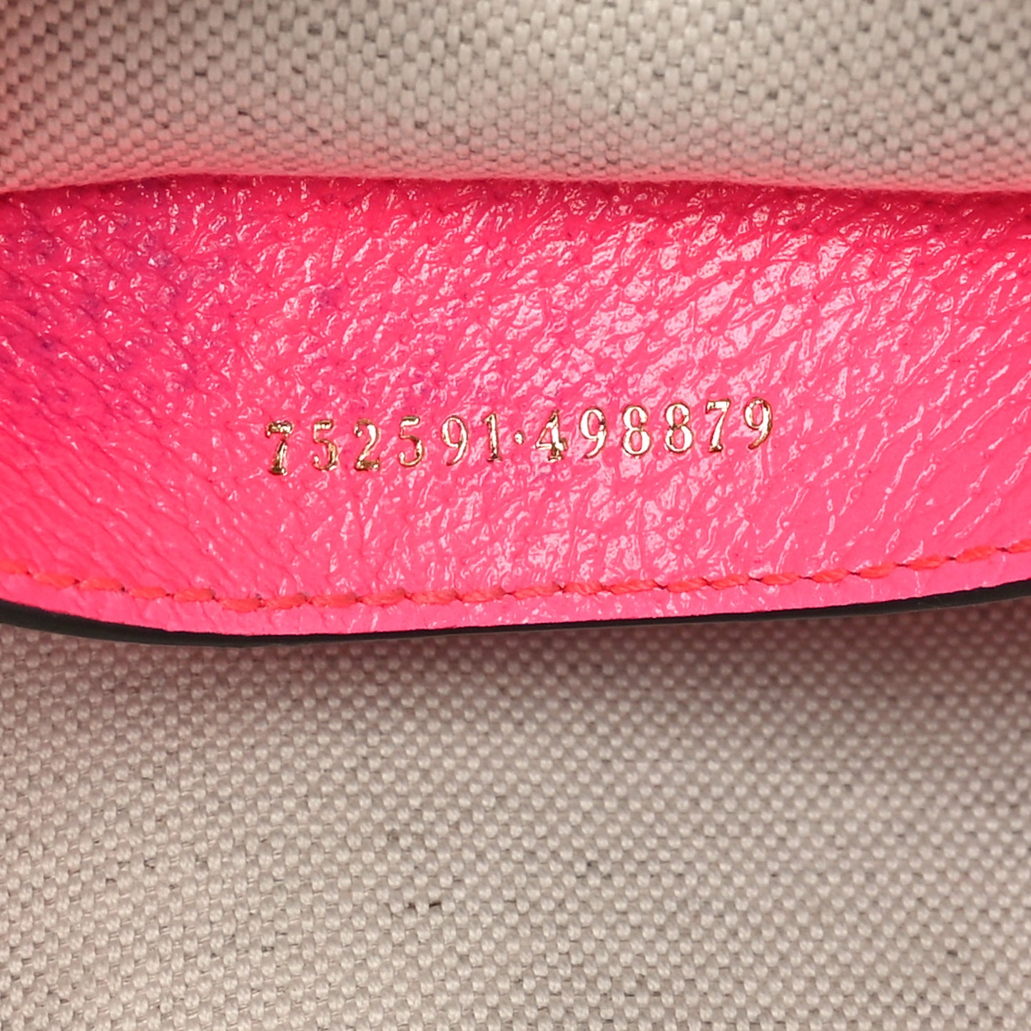 GG Supreme Monogram Textured Dollar Calfskin Web Ophidia Small Crossbody Bag Beige Ebony Fuchsia