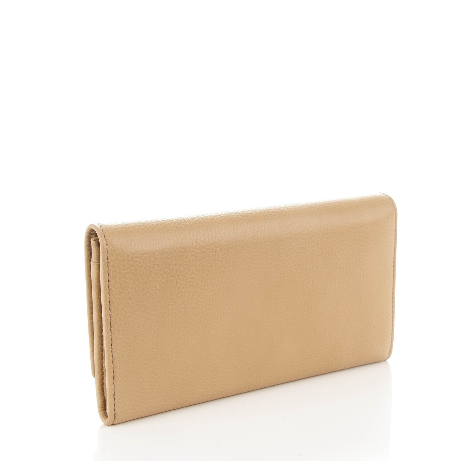 Gucci Calfskin Soho Continental Wallet Camelia 3 of 7