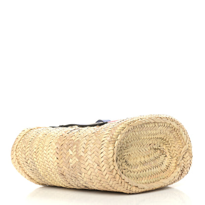 Loewe Raffia Basket Tote Bag Cream Multi 4 of 10