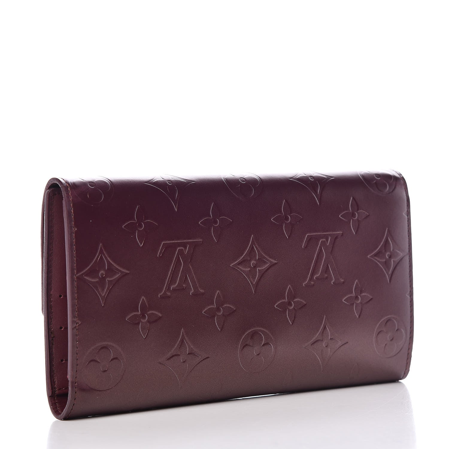 Louis Vuitton Mat Monogram Sarah Wallet Violet 3 of 8