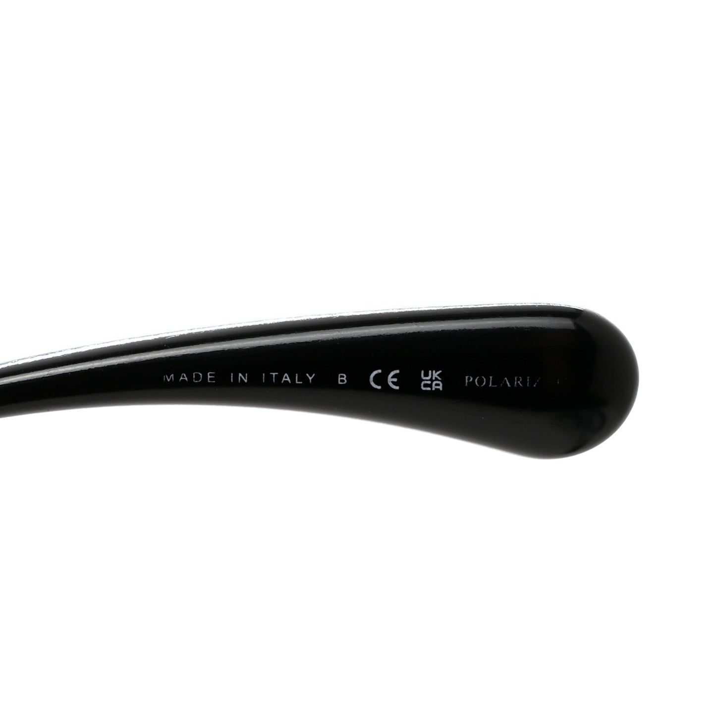 Acetate Polarized Butterfly Signature CC Sunglasses 5429-A Black