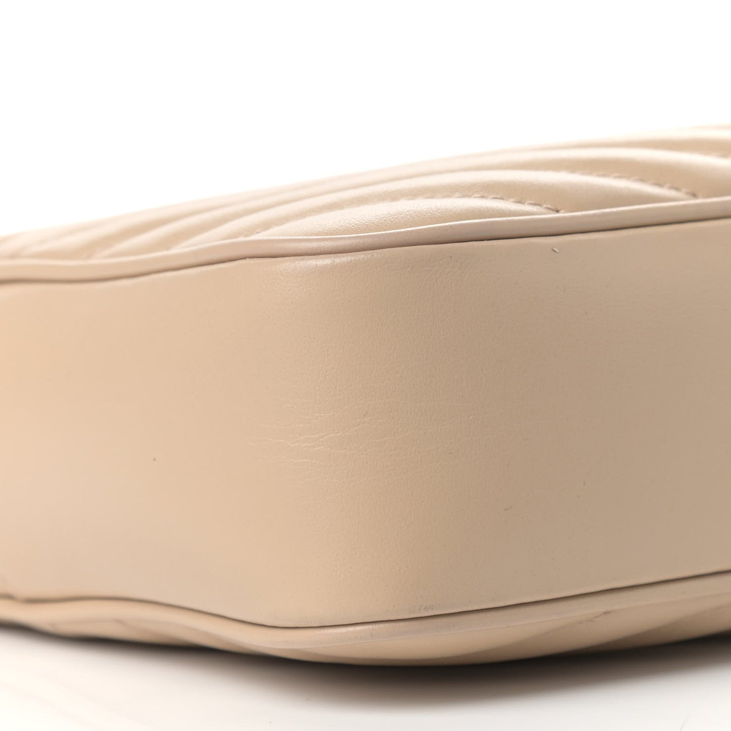 Calfskin Matelasse Monogram Lou Camera Bag Dark Beige