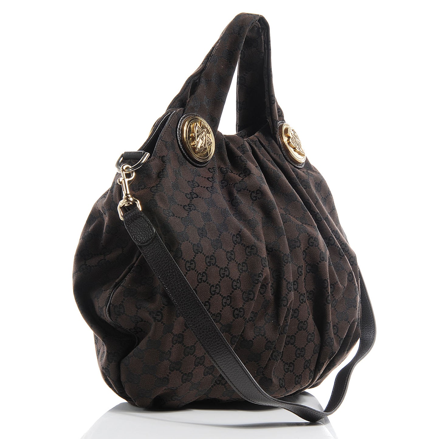 Canvas GG Hysteria Tote Brown