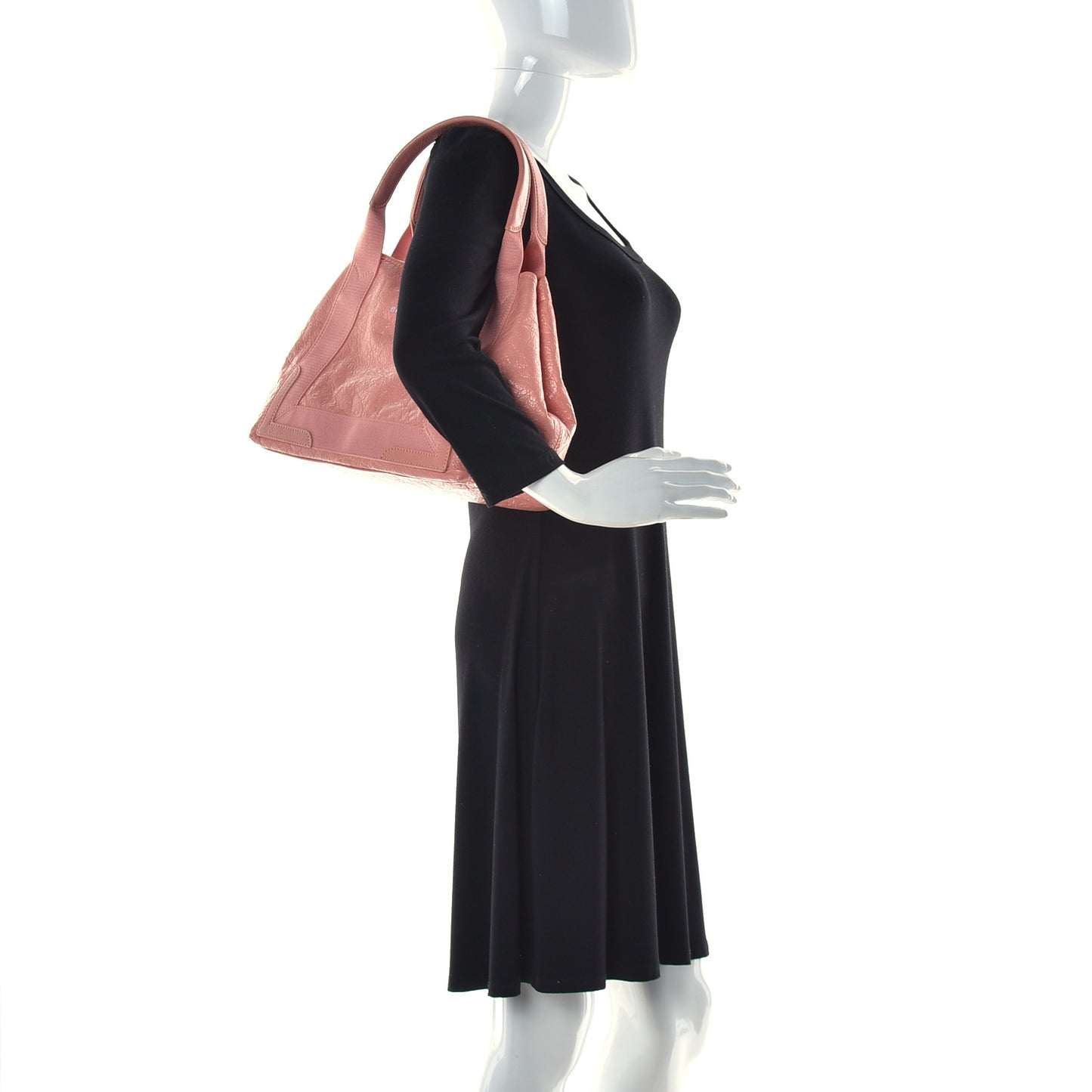 Agneau Stadio Ruban Viscose S Navy Cabas Rose Ballerine
