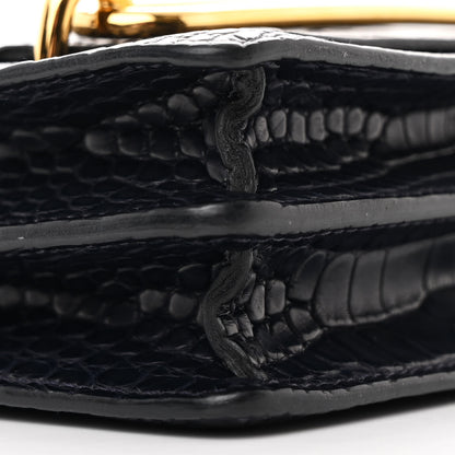 Hermes Matte Alligator Mini Sac Roulis Bleu Nuit 10 of 11