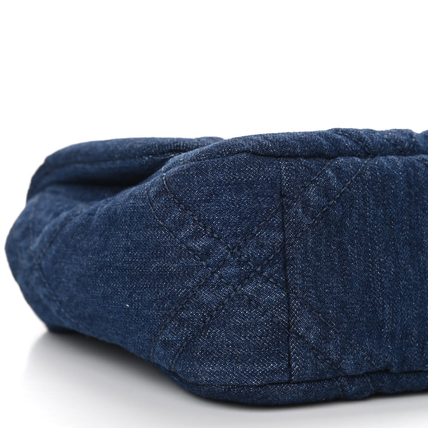 Denim Quilted Medium Chanel 19 Flap Blue