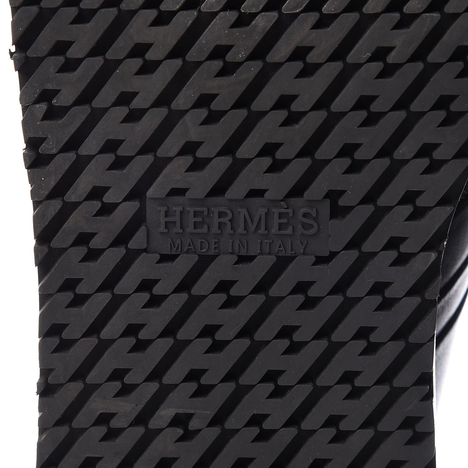 Hermes Calfskin Mens Buckle Sandals 43 Black 8 of 10