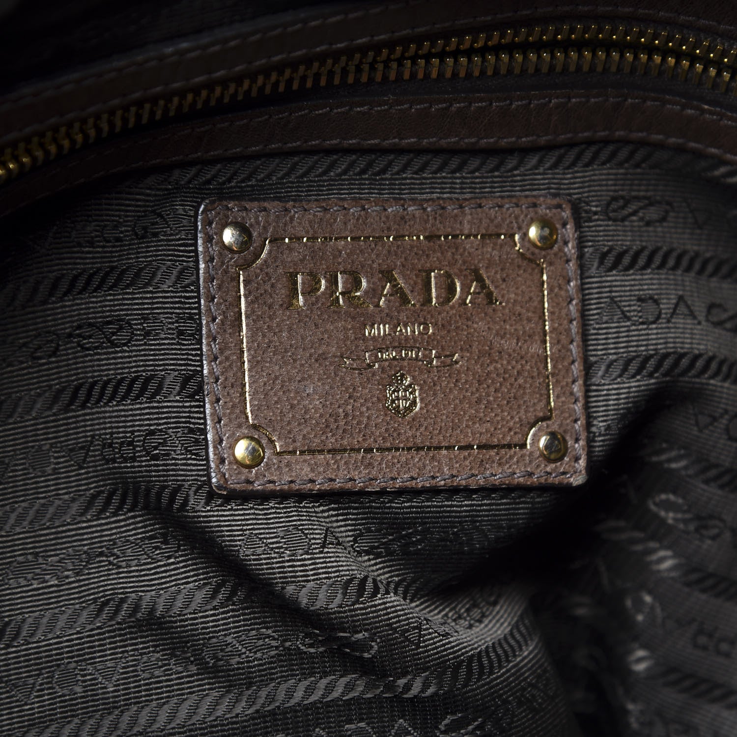Prada Vitello Daino Hobo Bruciato 7 of 9