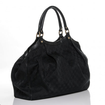 Gucci Monogram Large Sukey Tote Black 3 of 6
