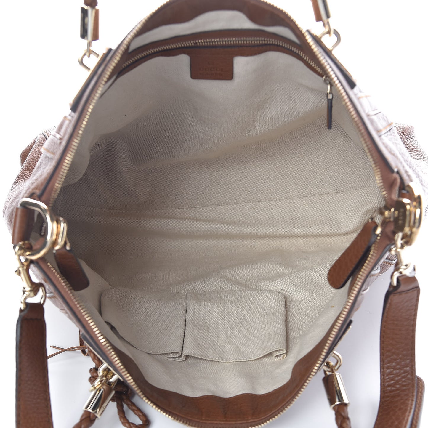 Cellarius Calfskin Large Bella Top Handle Bag Cuir
