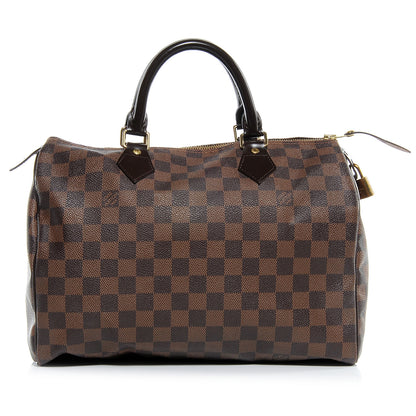 Louis Vuitton Damier Ebene Speedy 30 1 of 7