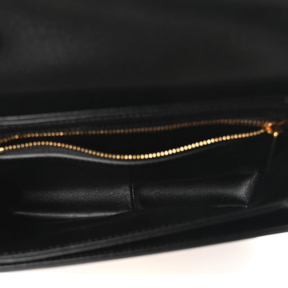 Celine Shiny Calfskin Teen Triomphe Black 5 of 10