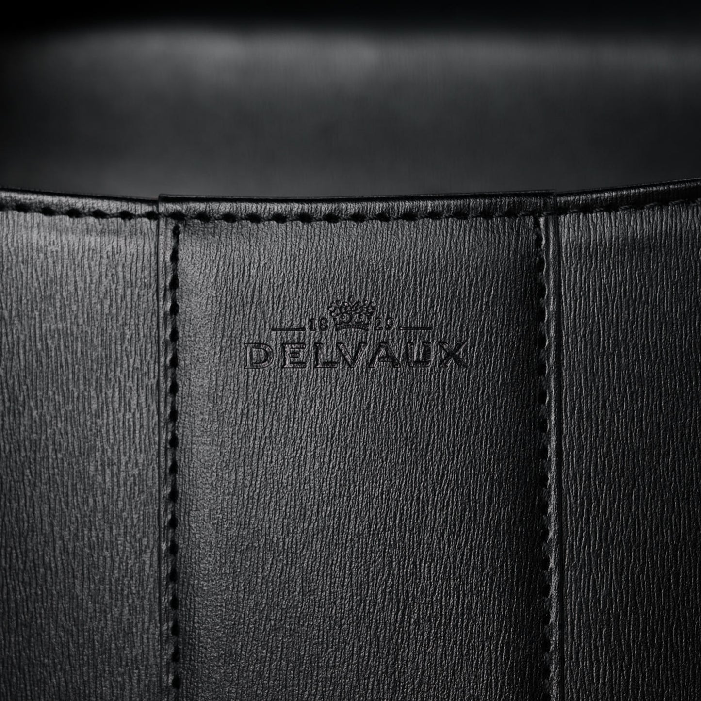 Calfskin MM L'Humour Brillant Satchel Black