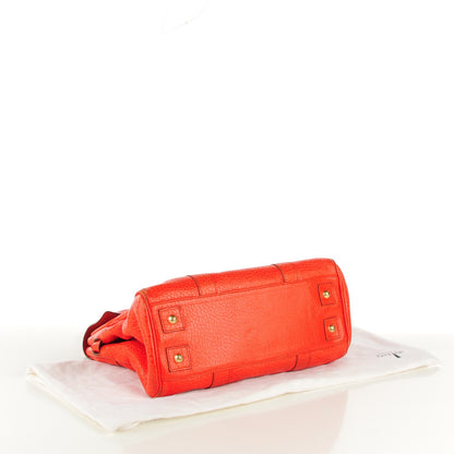Mulberry Shiny Grain Bayswater Flame 6 of 9