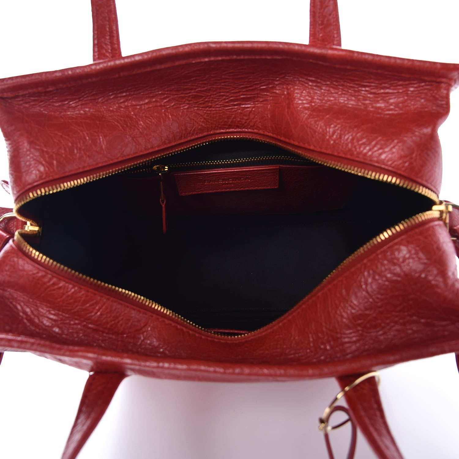 Balenciaga Agneau Small Bazar Shopper Tote Rouge Groseille 6 of 10