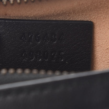 Gucci Calfskin Matelasse GG Marmont Belt Bag 85 34 Black 7 of 11